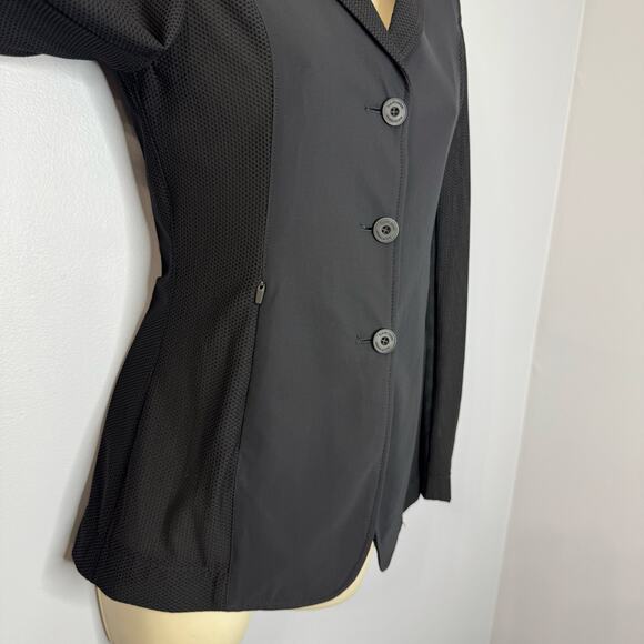 R.J. Classics Harmony Mesh Show Coat Blazer Stretch Riding Equestrian Black 18R - Picture 9 of 16